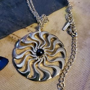 Vantel Pearls Morning Glory Necklace